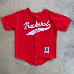 Vintage Buckshot Jones NASCAR Baseball Jersey Men's Large BOA Sportswear